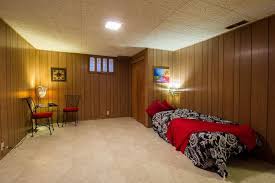 Tiny Basement Windows Fake Wood Paneling