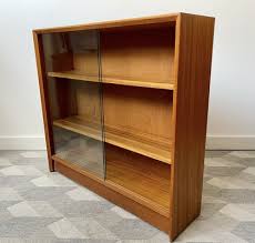 Small Vintage Bookshelf Cabinet From