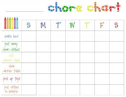 Free Printable Chore Charts For Toddlers Potty And Chores