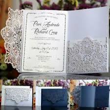 Details About 20 50 100pcs Diy Laser Cut Vintage Lace Floral Wedding Invitation Cards Envelope