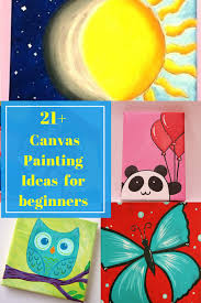 easy canvas painting ideas for
