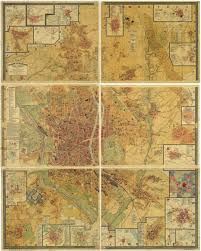 Hojas del Plano de Madrid de Facundo Cañada de 1900