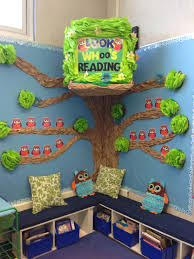 Reading Corner With Owl Theme Love It Ikea Bookshelves As