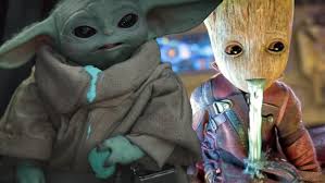 A baby elephant is called a calf. The Mandalorian S Latest Episode Featured Baby Yoda At His Most Baby Groot Syfy Wire