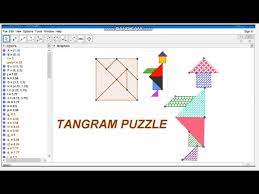 Tangram Puzzle Geogebra Construction