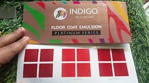 indigo floor coat emulsion chart shade