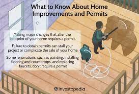 home improvements that require permits