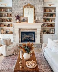 32 Fireplace With Built Ins On Both