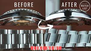 how to remove scratches from a watch