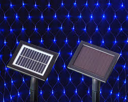 outdoor solar led net lights