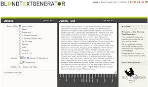 7 dummy text generators which is your