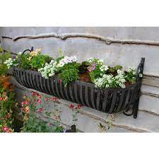 Rural Hay Trough Flower Planter With