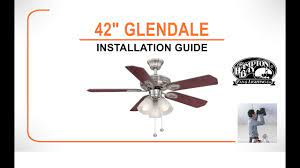 42 glendale ceiling fan installation