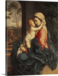The Virgin And Child Embracing Large Canvas Art Print Great Big Canvas