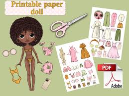 Printable Paper Doll Blythe With