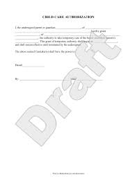 Signature of the representative/authorized person to collect Free Child Care Authorization Free To Print Save Download