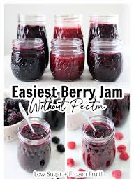 easiest berry jam with frozen berries