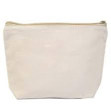 canvas pouch bag style zipper