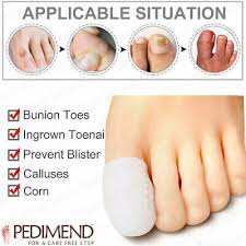 2 pc gel big toe protector cover caps