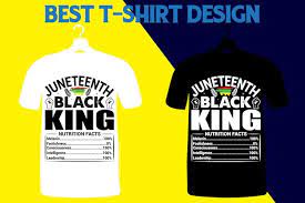 Premium Vector | Juneteenth black king tshirt juneteenth 19th june ...