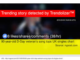 90 Year Old D Day Veteran S Song Tops Uk Singles Chart