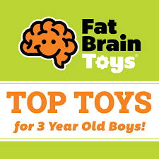 gifts for 3 year old boys fat brain toys