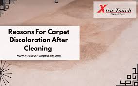 carpet discoloration after cleaning