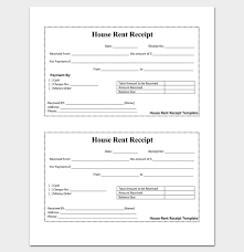 Rent Receipt Template 9 Forms For Word Doc Pdf Format