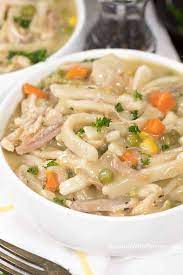 This is an amazing homemade chicken noodle soup full of flavor, tender chicken, veggies, and delicious thick egg noodles (those amazing frozen reames noodles). Crock Pot Chicken And Noodles Spend With Pennies