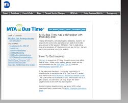 Mta Bus Time Api Overview Documentation Alternatives