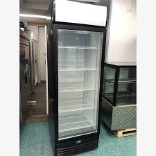 Single Glass Door Upright Freezer 650