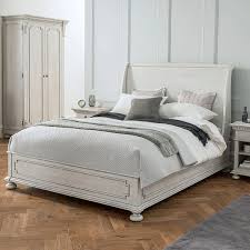Mindi Wood Queen Sleigh Bed Frame