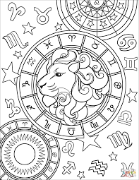Also check out a full set of chinese dragon coloring pages on fantasy jr! Leo Zodiac Sign Super Coloring Zodiac Signs Colors Printable Coloring Pages Coloring Pages