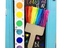 classroom door decorations for august