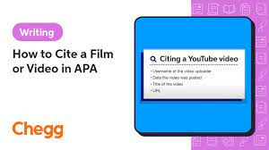 how to cite a film or video in apa