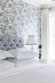 white fl wallpaper chintz bedroom