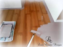 paint an old laminate floor