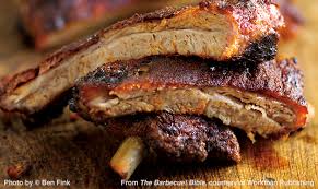 Preheat oven to 325°f (162°c) place the ribs in a baking dish then rub with the roasted garlic. Memphis Style Ribs Barbecuebible Com