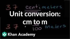 Length converter weight converter temperature converter energy converter area converter. Converting Centimeters To Meters Cm To M Measurement Video Khan Academy