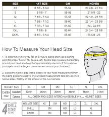 Content Sizecharts Shoei Rf 1200 Helmet Size