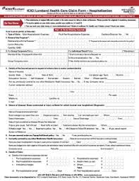 Buy health insurance plans and policies online from icici bank to cover the cost of your and your families medical expenditure. Icici Lombard Claim Form Filled Sample Fill Online Printable Fillable Blank Pdffiller