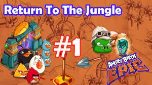 Angry Birds Epic: Gameplay Part-1 (Return To The Jungle ) Event Portal  Elite Stone Guard Helm - YouTube