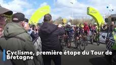 Cyclisme, première étape du Tour de Bretagne - YouTube