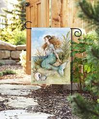 Mermaid Garden Flag Summer Flags