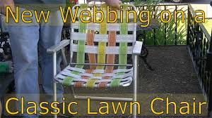 If you want to get a clean line and a modern look, consider using decorative gravel or fine slate chippings. New Webbing For My Lawn Chair And Why I Don T Like Camping Chairs Youtube