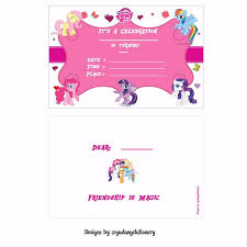 Choose from 4500+ undangan ulang tahun graphic resources and download in the form of png, eps, ai or psd. Jual Kartu Undangan Ulang Tahun Anak My Little Pony Di Lapak Pesta Store Bukalapak