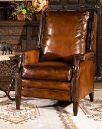 ghent leather recliner modern rustic