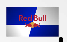 From the strong, bold colours of the logo, the character of the futura typeface and the to though, visual imagery of the bulls; Red Bull Gives You Wings By Hayden Snow