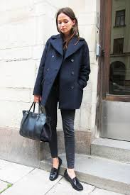 Winter Fashion Peacoat Outfit Coat