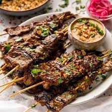 grilled beef satay nicky s kitchen